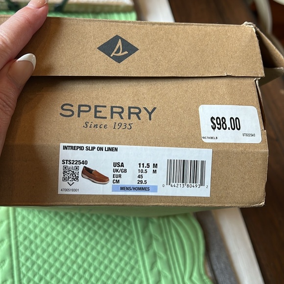 Sperry Intrepid Men's Brown Slip-On Loafers - Picture 9 of 9
